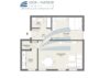 Attraktive Kapitalanlage in München – vermietete 2-Zimmer-Wohnung mit Duplexstellplatz - Grundriss